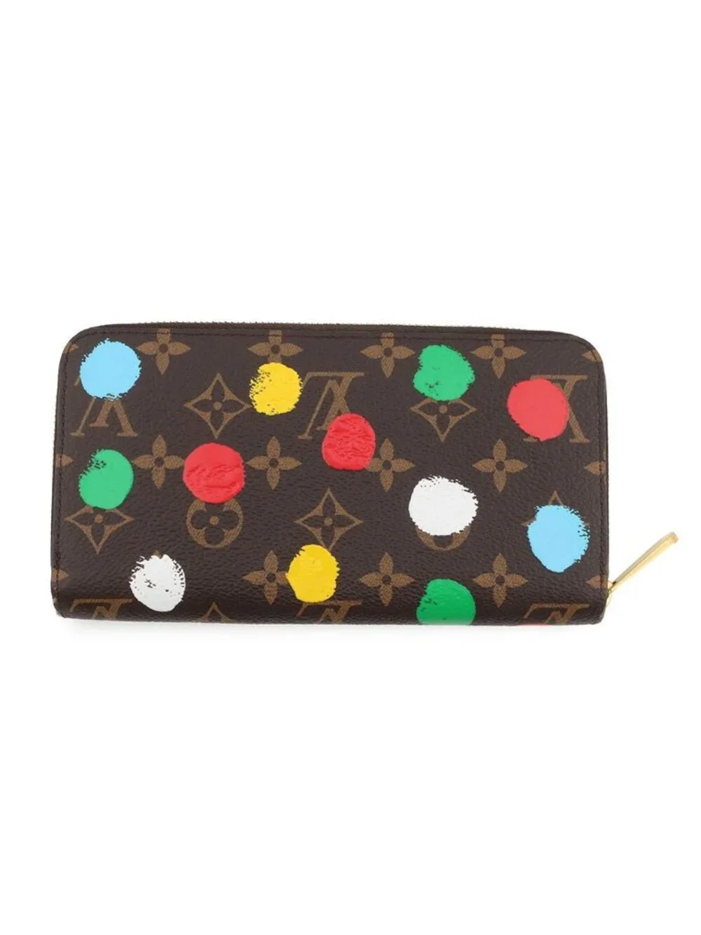 Louis Vuitton Wallet Monogram LV YK Zippy Yayoi Kusama